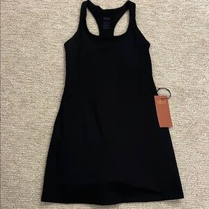 Girlfriend Collective Black Racerback Dress